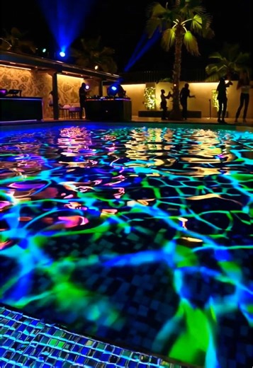 DJ party near the pool #pool #poolparty #nigth #nigthparty #dance