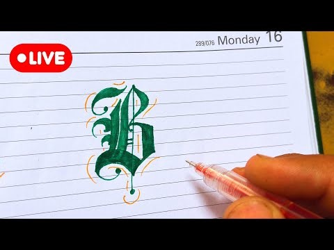 How to Write Letter B in Gothic Calligraphy | Step-by-Step Tutorial