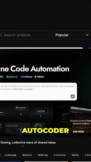 Autocoder AI Building a Complete Mobile App Instantly