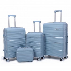 [Hot Item] 2023 Valigia Trolley Case OEM/ODM PP Hard Case Trolley Bag Travel Suitcase Luggage for Outdoor