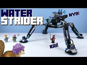 LEGO The Ninjago Movie Water Strider Set Speed Build Review 70611