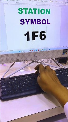 Insert Station Symbol Code in Ms Word #msword #computer #shortsfeed #microsoft #shorts #travel
