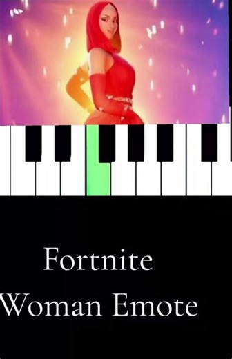 Fortnite Woman Emote piano tutorial