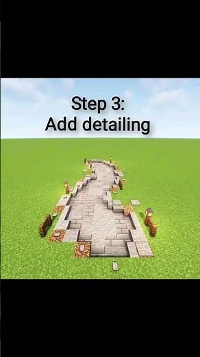 How to make a path in Minecraft #foryou #minecraft #tutorial