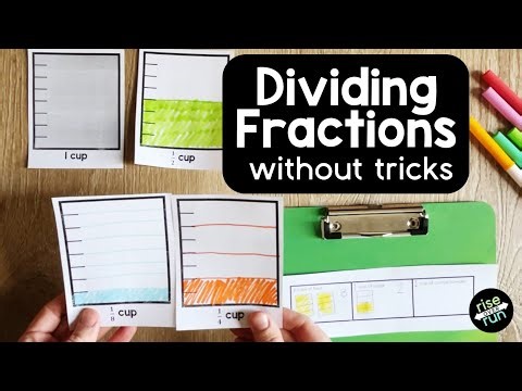 Dividing Fractions without the Keep Change Flip Trick