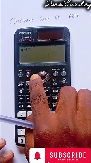 how to convert 20m to feet