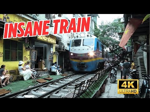 The Most Beautiful Train Rides in Vietnam Ep. 15 : Vietnam’s Wildest Train Ride, Hanoi Train Street