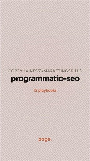 💻 38K Devs Use Programmatic Seo — AI Coding Agent Skill #Shorts