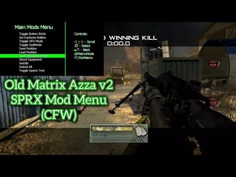 MW2 | 1.14 | Matrix Azza v2 | SPRX Mod Menu | Multiplayer | (CFW) [+Download]