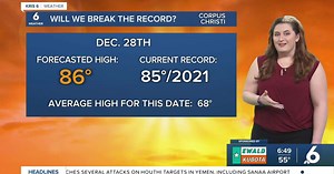HOT WEEKEND: The final weekend of 2024 brings near-record heat