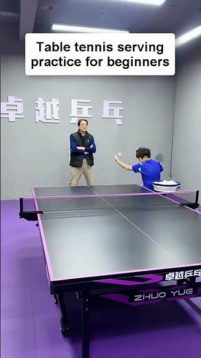 Table tennis serving practice for beginners #tabletennis #pingpong
