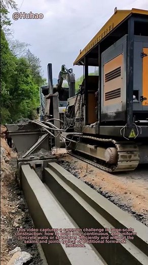 How a Slipform Machine Builds Walls Fast! Modern Construction Tech Explained