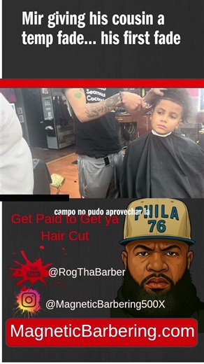 Epic First Fade Experience: Mir Gives Cousin a Stylish Temp Fade Haircut #FirstFade #TempFade