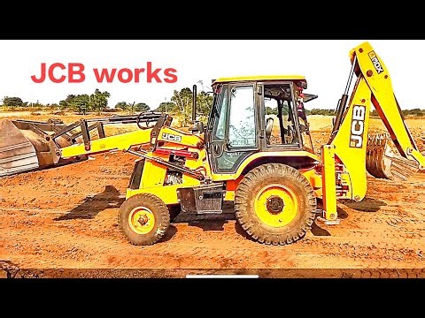 JCB 3dx Plus Home New Foundation Mud filling Dig Backhoe Land My Village l JCB video