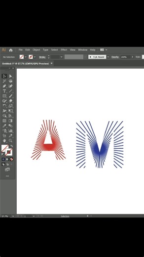 how to create a typography line design in adobe illustrator | adobe illustrator