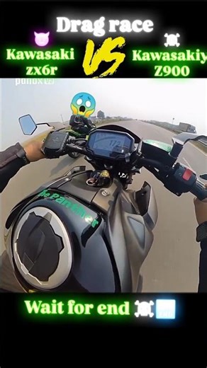ZX6R vs Z900 | 0–200 Acceleration Battle 💨🔥#dragrace #ytshorts #shorts