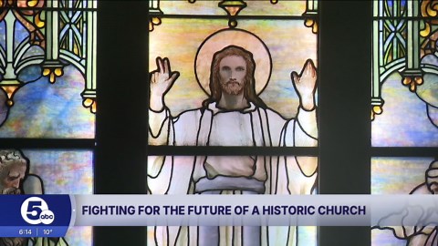 Restored Tiffany window from church fire now part of Akron Art Museum exhibition