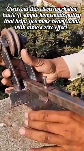 Build This Simple DIY Pulley For Easy Lifting