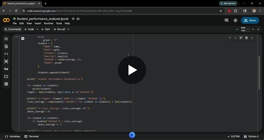 Building Student Performance Dashboard with Python and CSV | Shreya Verma posted on the topic | LinkedIn