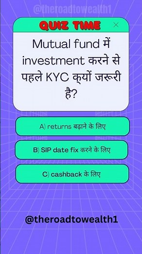 Why is KYC important? ✅#theroadtowealth1