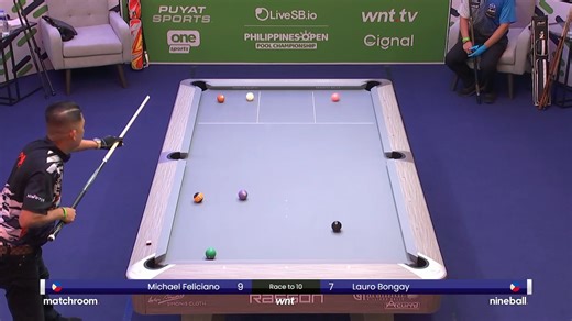 736K views · 7.1K reactions | X44 strikes! That wasn't Shet!  There will be no angry Facebook post about that one from Michael Feliciano  #WNT | Live SB Việt Nam #PhilippinesOpenPool  | Matchroom Pool | Facebook