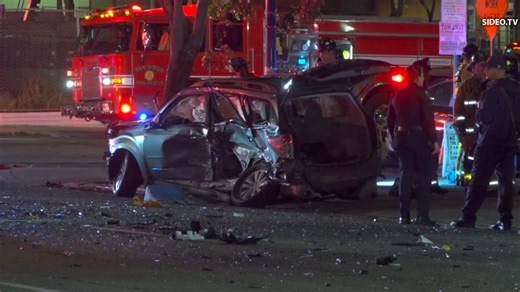 Multiple people transported to the hospital after crash in Downtown San Diego