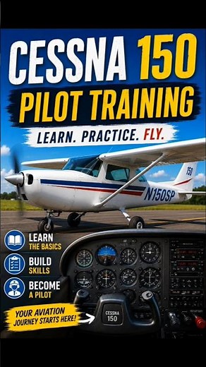 Cessna 150 Full Flight Training for Beginners ✈️