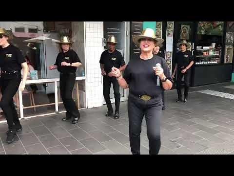 Electric Slide line dance, music The Mavericks