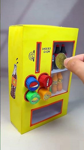 Manual Diy Vending Machine#Diy #Craft #Handmade (1)