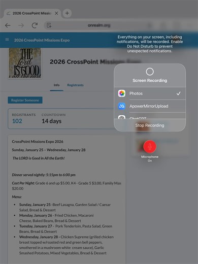 Registration Tutorial Video