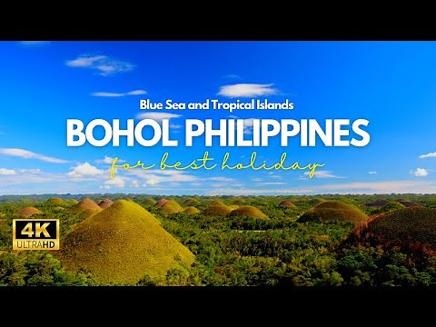 4K HD - Bohol Philippines | Chocolate Hills #aerial #dronefootage #4k