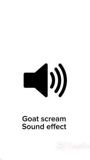 Goat scream sound effect #meme #soundeffect