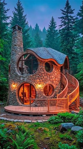 Building a Real-Life Hobbit Hole in the Forest! Time-Lapse Glow 🔥🏡 Mind-Blown?