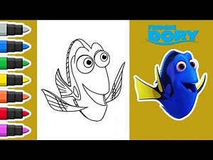 Coloring Dory | Finding Nemo | How to Bring Your Favorite Fish to Life!