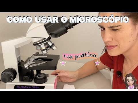 COMO USAR O MICROSCÓPIO - Na prática