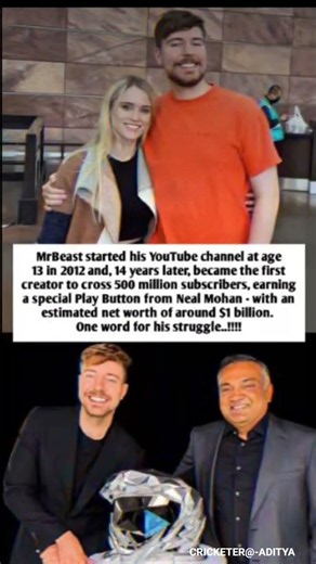 MrBeast becomes the first creator to hit 500M YouTube subscribers with wife Thea Booysen