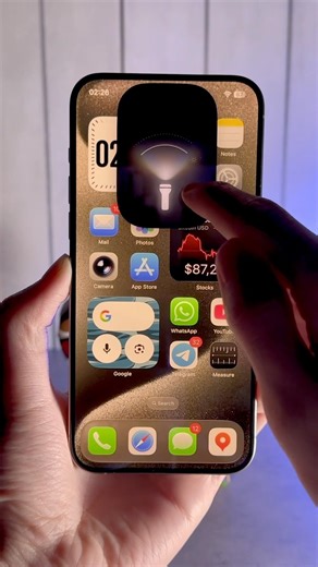 Hidden iPhone Flashlight Feature