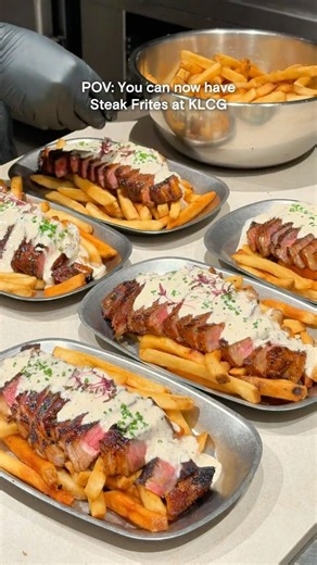 POV: Your Steak Frites order at KLCG