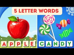 5 Letter Words | Word with 5 Letters | 5 Letter Words for Kids | Words of 5 Letters | 5 Word Letter