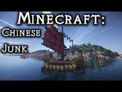 Minecraft: Chinese Ship Tutorial (Junk Cat Rig)