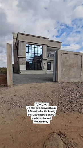 26 Year-Old Kenyan Constructs 5-Bedroom Mansion | Dream Home Tour