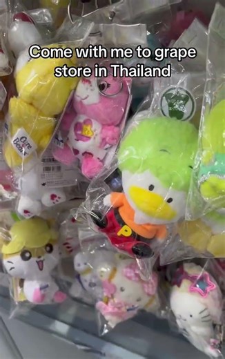 Grape store BKK #sanrio #kawaii #rilakkuma #monchichi #plushies #mymelody #cinnamoroll #kuromi #fyp