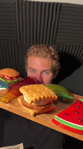 Asmr eating the worlds most expensive gummies @Kalo #asmr