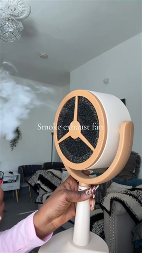 Desktop Exhaust Hood: USB Rechargeable Smoke Absorber