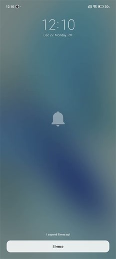 Redmi Note 11 Pro Timer Screen