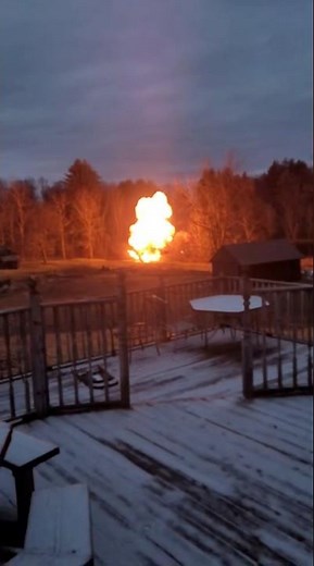 2 pounds of sonic boom exploding target and a bucket of gas #shorts #explosion #redneck