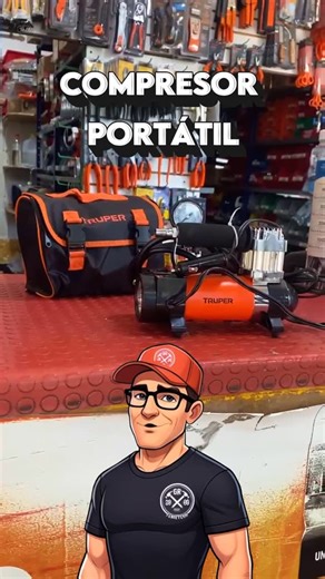GR Ferretería on Instagram: "¡Llanta baja! 😱 No salgo de casa sin él! #Ferreteria #Truper #Compresor #aGRandaTuPresupuesto #EmergenciaVial #llantas #balon #DIY #automovil #inflar #linterna #led"