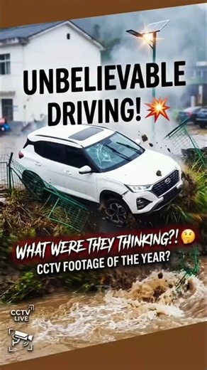 Crazy Crash Moment Into Water! 💥🚘 #shorts #carcrash #RoadSafety