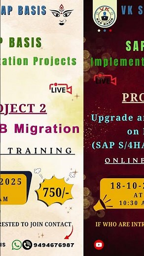 SAP BASIS PROJECTS
