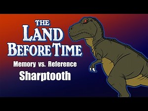 Sharptooth | Memory vs. Reference Drawing | The Land Before Time | Speedpaint